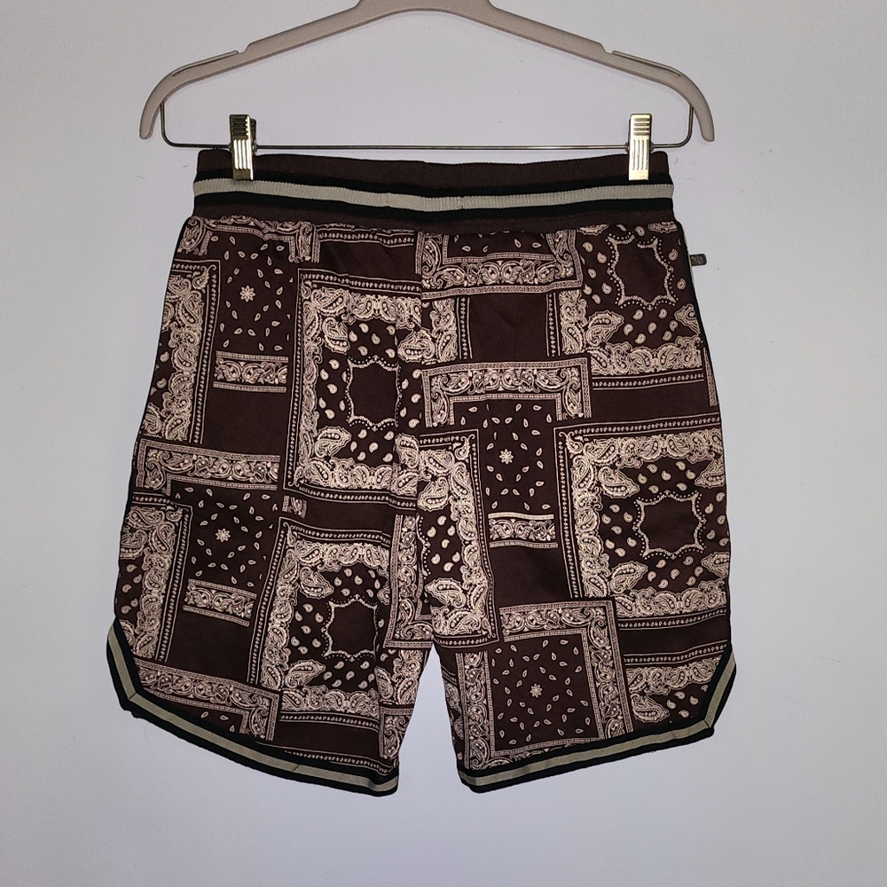 Kangol Boxed Out Paisley Shorts Sz L - Picture 4 of 4